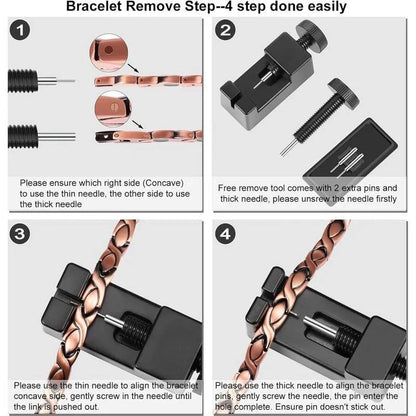 Copper magnetic bracelet--Relieve fatigue and promote blood  circulation