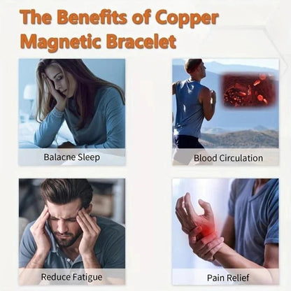 Copper magnetic bracelet--Relieve fatigue and promote blood  circulation