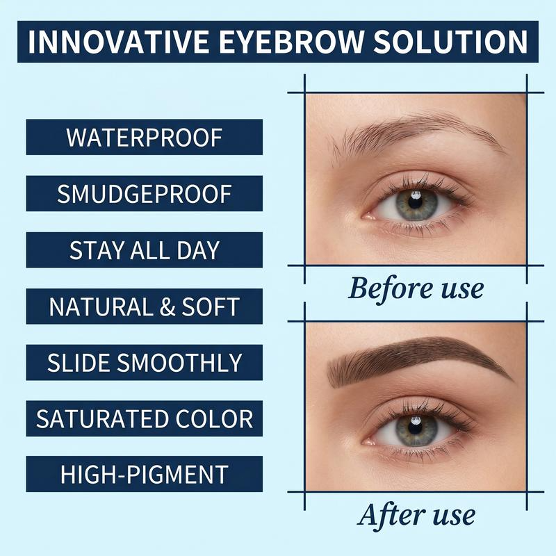 ✨ Say Goodbye to Sparse, Uneven Brows – Dual-Tip 3D Microblading Eyebrow Pen for Natural, Long-Lasting Results! ✨