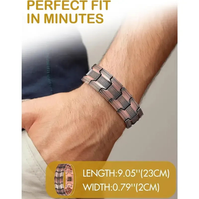 Copper magnetic bracelet--Relieve fatigue and promote blood  circulation