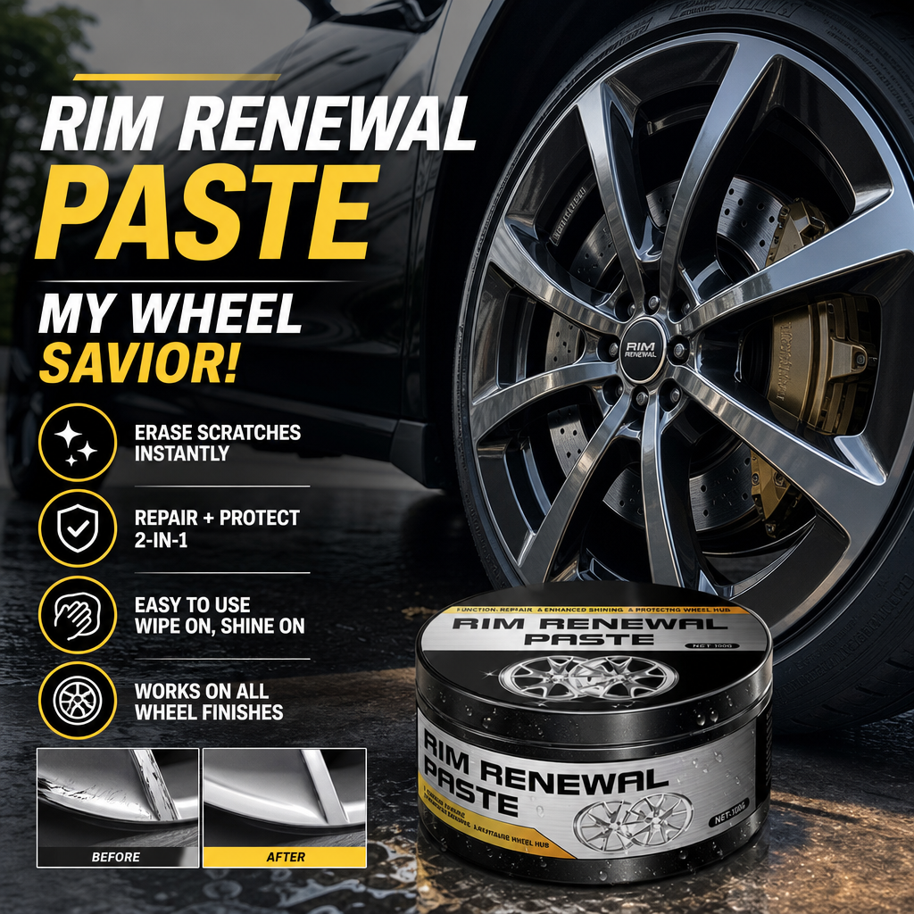🥳2026 HOT SALE🥳💞50K+ SOLD!💨✨All-in-One Wheel Care & Restoration  Paste