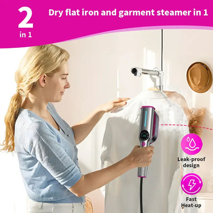 Dr.Flash Portable Garment Steamer - 7-Mode Travel Clothes Steamer Iron