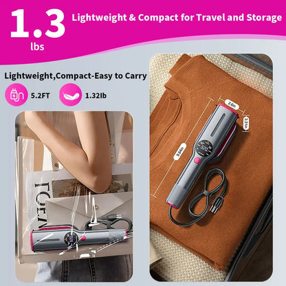 Dr.Flash Portable Garment Steamer - 7-Mode Travel Clothes Steamer Iron