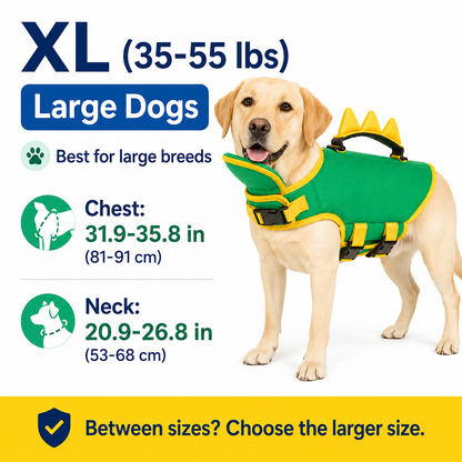 💦Summer Limited‑Time 50% OFF, Premium Dog Life Vest, Adjustable Pet Flotation Safety Vest for Swimming  & Boating