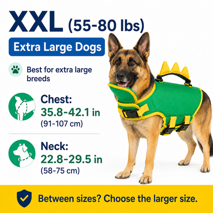 💦Summer Limited‑Time 50% OFF, Premium Dog Life Vest, Adjustable Pet Flotation Safety Vest for Swimming  & Boating