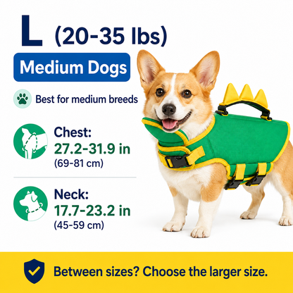💦Summer Limited‑Time 50% OFF, Premium Dog Life Vest, Adjustable Pet Flotation Safety Vest for Swimming  & Boating