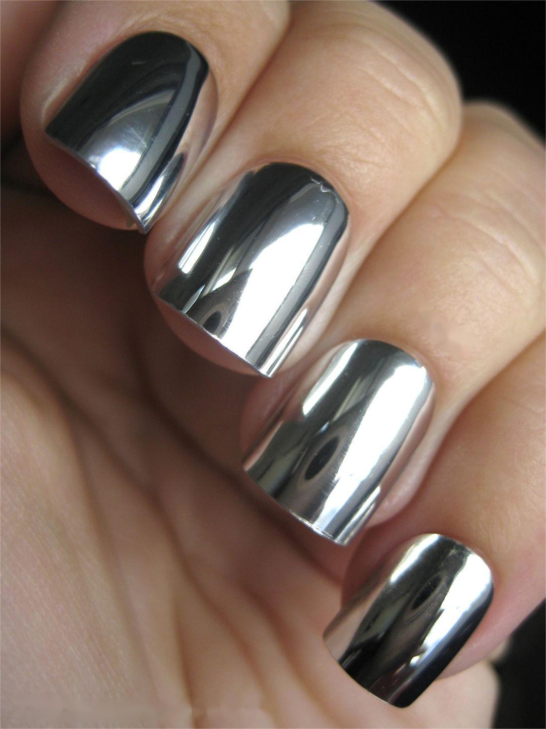 2026 New Arrival Metallic Mirror Effect Nail Polish, High Shine Glam Finish