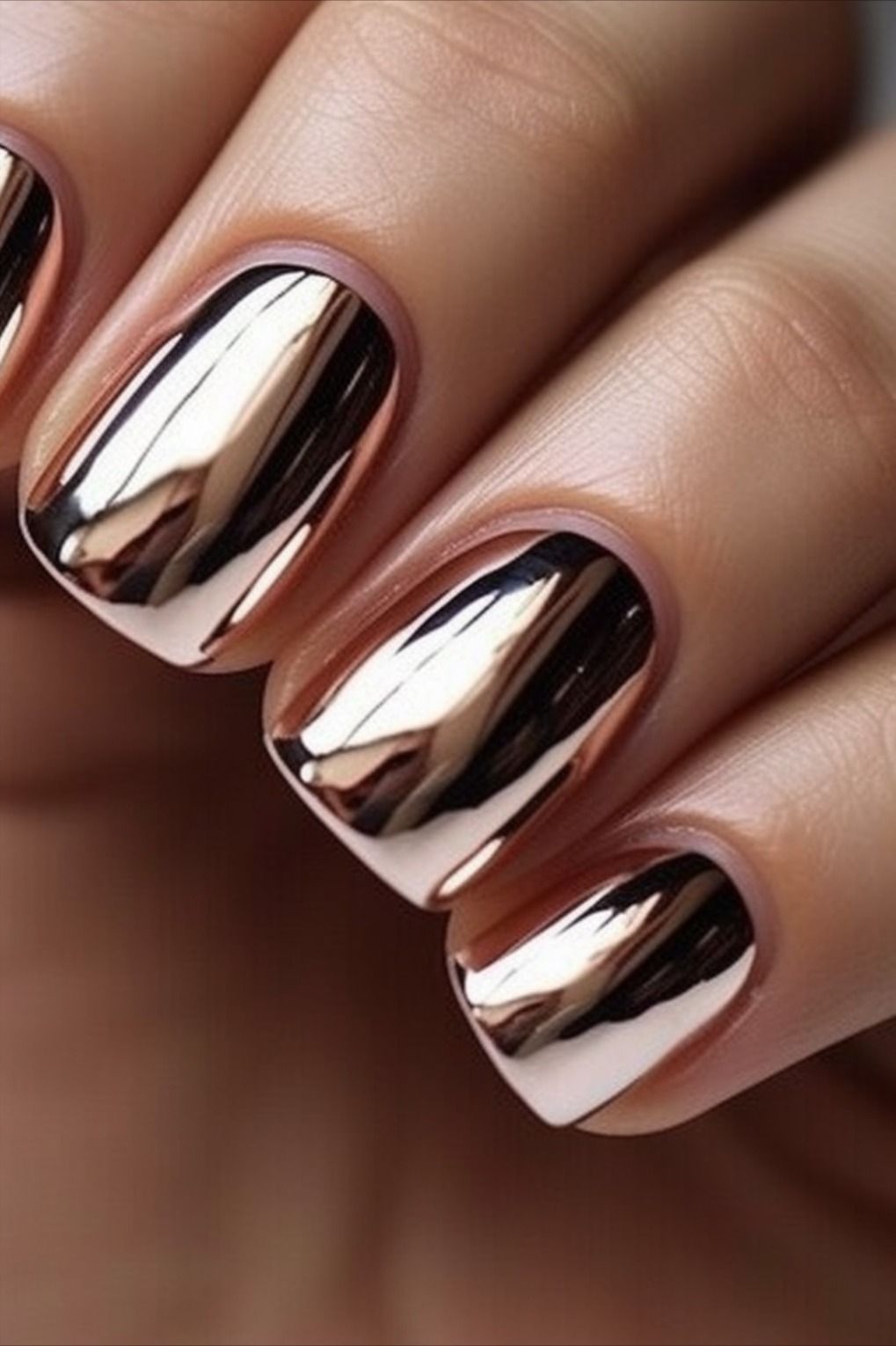2026 New Arrival Metallic Mirror Effect Nail Polish, High Shine Glam Finish