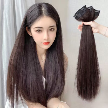 Clip in U-Shaped Hair Extension Hairpiece for  Women