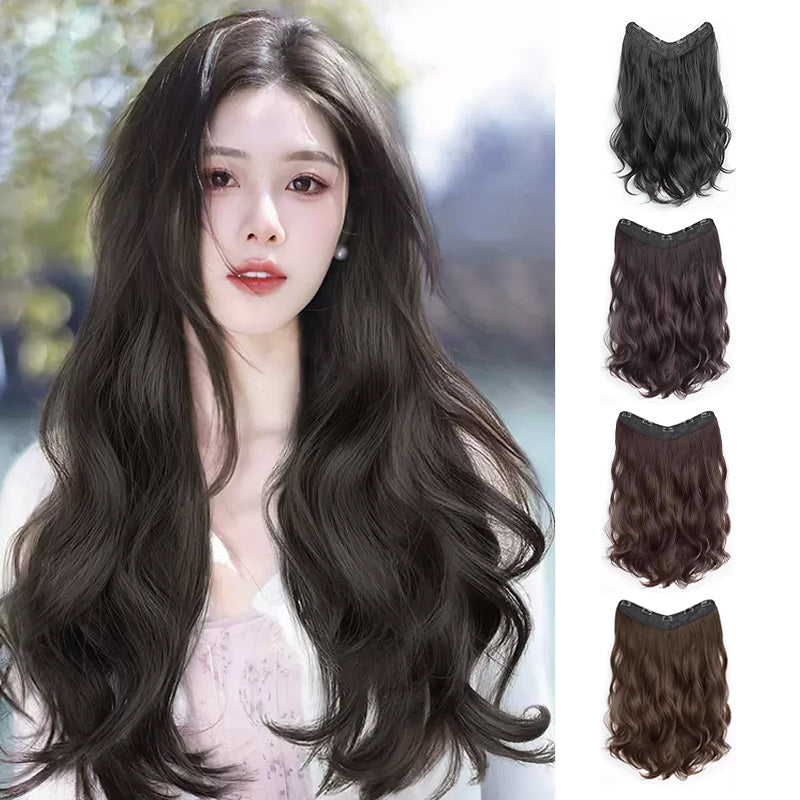 Clip in U-Shaped Hair Extension Hairpiece for  Women