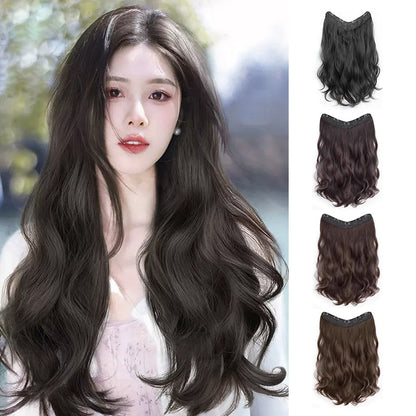Clip in U-Shaped Hair Extension Hairpiece for  Women