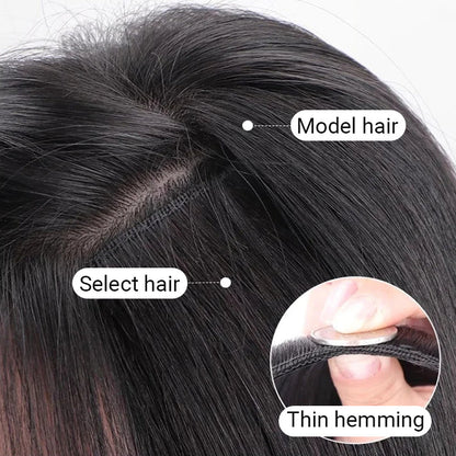 Clip in U-Shaped Hair Extension Hairpiece for  Women