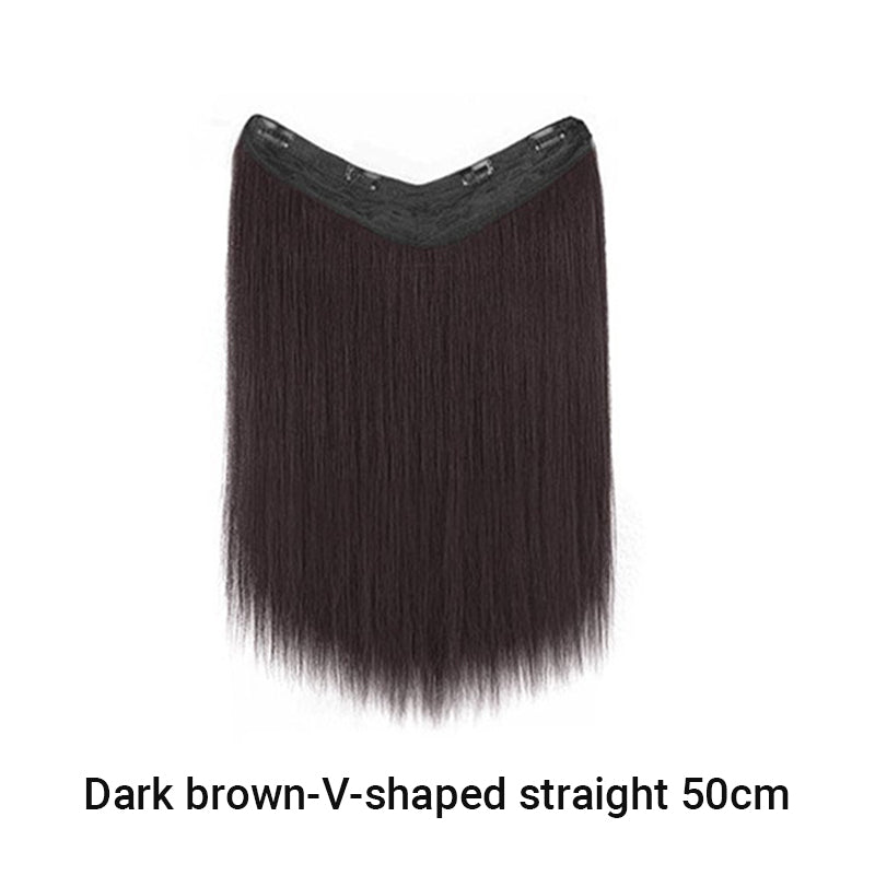 Clip in U-Shaped Hair Extension Hairpiece for  Women