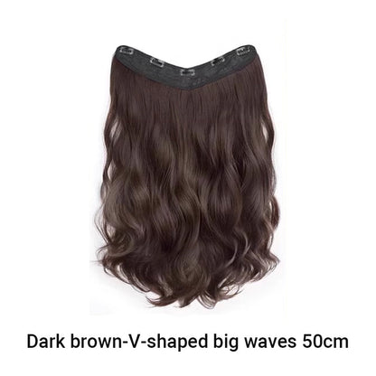 Clip in U-Shaped Hair Extension Hairpiece for  Women