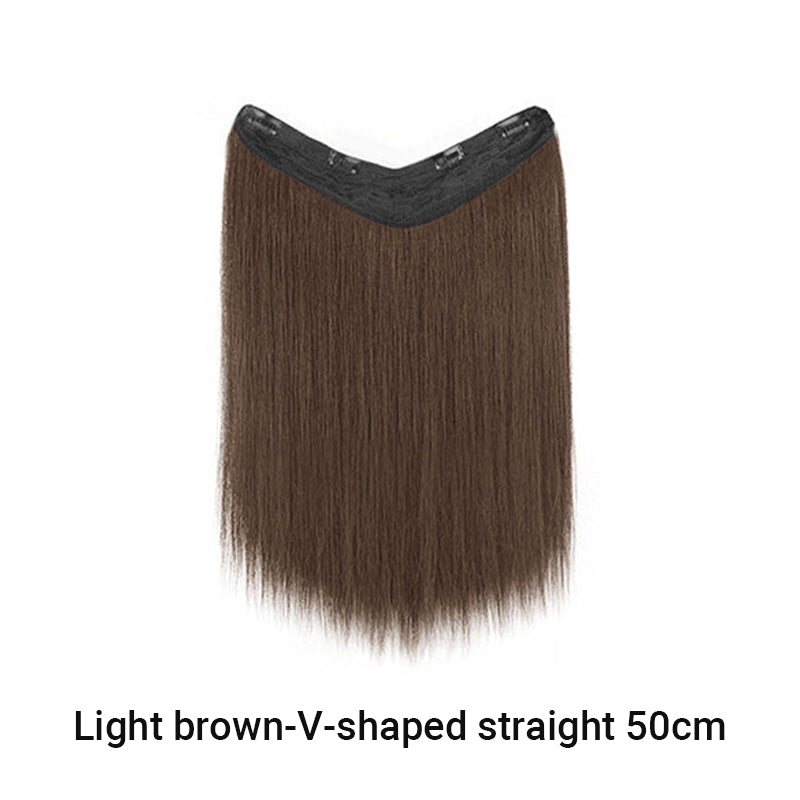 Clip in U-Shaped Hair Extension Hairpiece for  Women