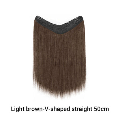 Clip in U-Shaped Hair Extension Hairpiece for  Women