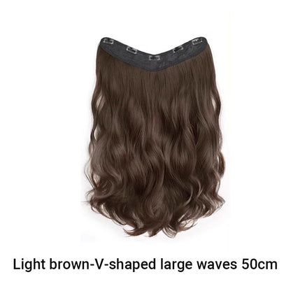 Clip in U-Shaped Hair Extension Hairpiece for  Women