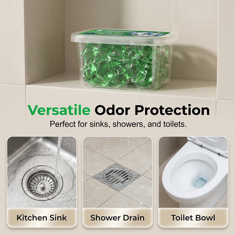 🏠💧Drain Deodorizer Pods – Say goodbye to embarrassing odours. 🚰
