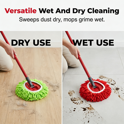 ⌛Limited-Time Offer-Chenille Spin Mop Head Replacement