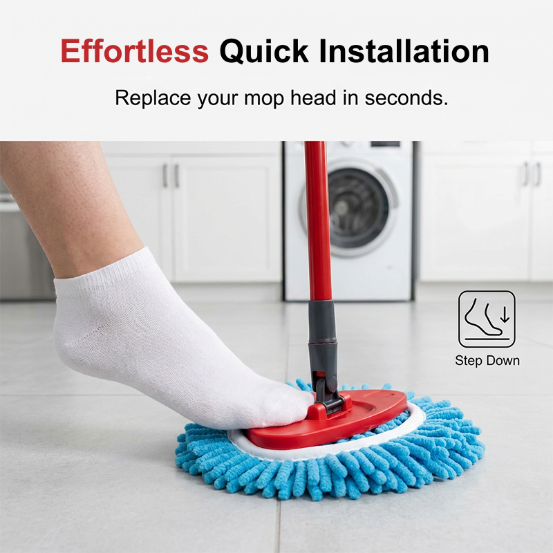 ⌛Limited-Time Offer-Chenille Spin Mop Head Replacement