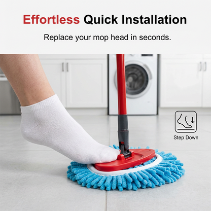 ⌛Limited-Time Offer-Chenille Spin Mop Head Replacement