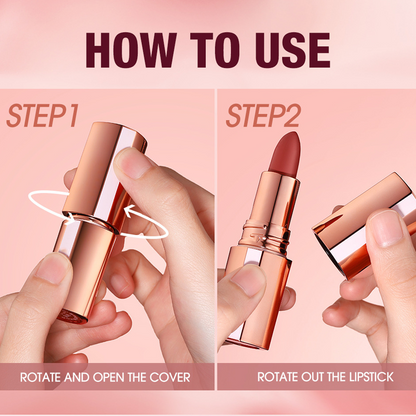 🥳2026 HOT SALE🥳💞50K+ SOLD!💋✨ 50% OFF! 24H Long‑Lasting Matte Lipstick – Smudge‑proof, transfer‑resistant, vibrant colour. Comfortable & non‑drying – lasts all day! 👄🌹