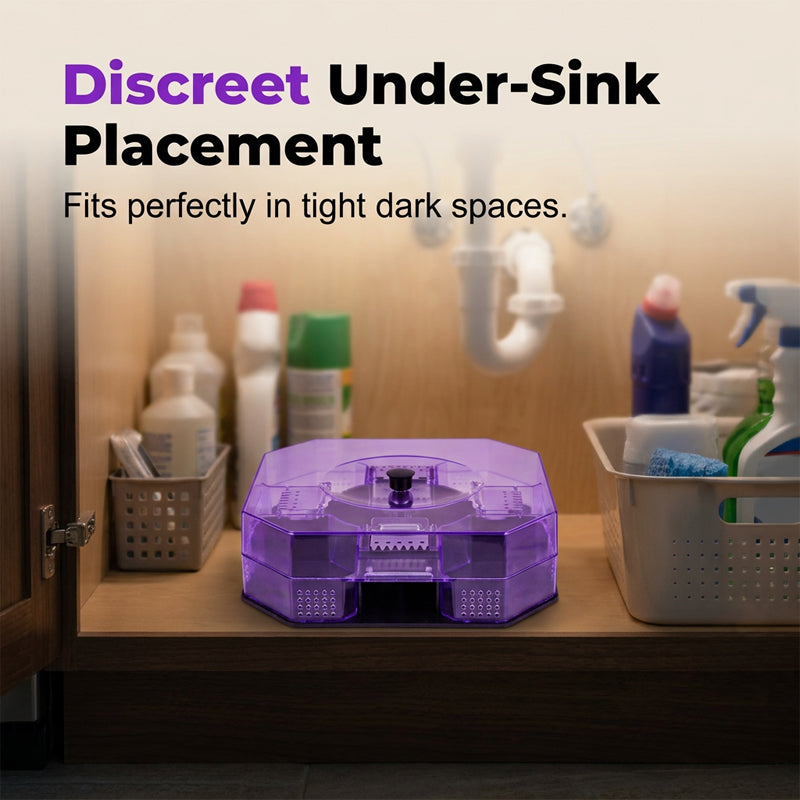 🔥Reusable Effective Cockroach Trap, Non-Toxic Sticky Roach Catcher for Indoor Home & Kitchen Pest Control