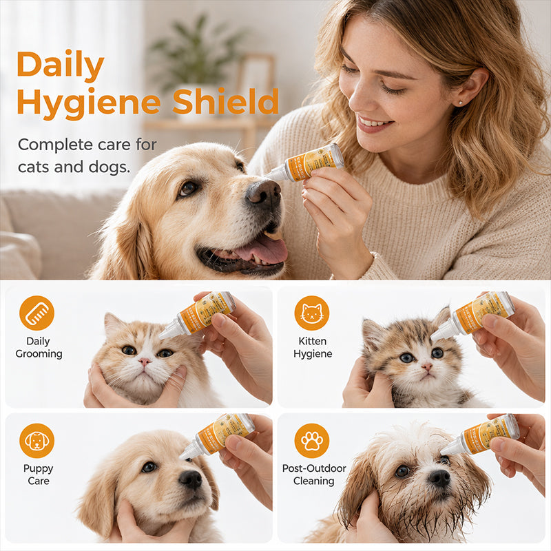 🐶First 50 Customers 50% Off✨Gentle Pet Eye Care Cleaner, Daily Grooming for Eye Surrounding Skin 👀