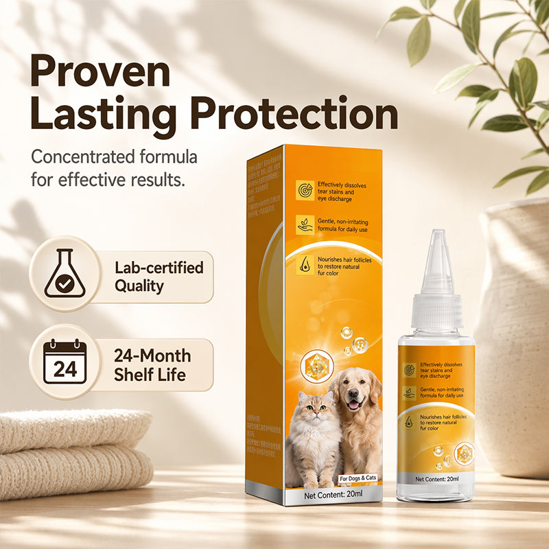 🐶First 50 Customers 50% Off✨Gentle Pet Eye Care Cleaner, Daily Grooming for Eye Surrounding Skin 👀