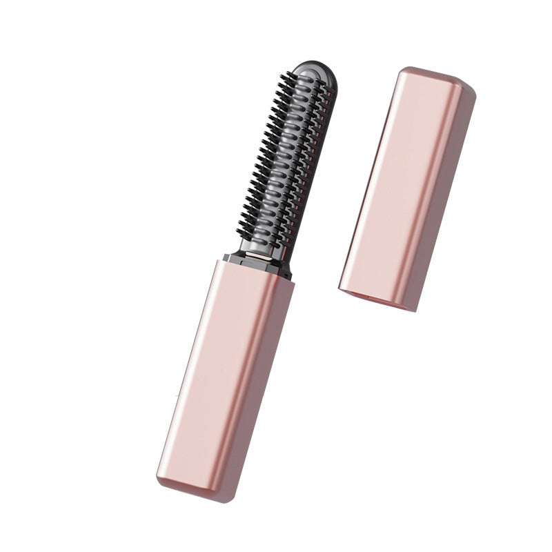 🔥🎁 💁Portable Wireless Mini Bang Heated Styling Comb｜3 Seconds Fringe Straightening Hair Styler ✨